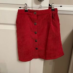 Corduroy Skirt